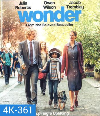 4K - Wonder (2017) ชีวิตมหัศจรรย์วันเดอร์ - แผ่นหนัง 4K UHD