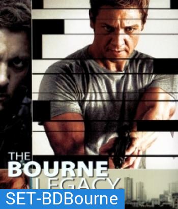 Bluray 25GB The Bourne (จัดชุด 5 ภาค)