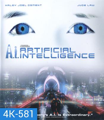 4K - A.I. Artificial Intelligence (2001) จักรกลอัจฉริยะ - แผ่นหนัง 4K UHD