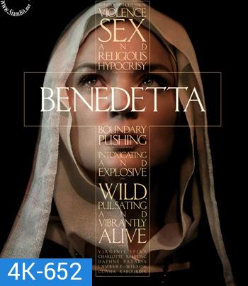 4K - Benedetta (2021) เบเนเดตต้า ใครอยากให้เธอบาป - แผ่นหนัง 4K UHD