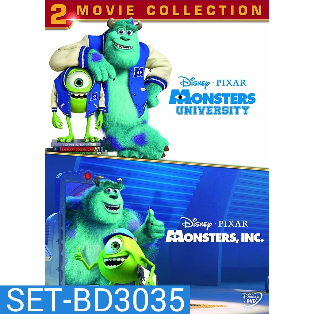 Bluray Monsters Inc มอนส์เตอร์อิงค์ ภาค 1-2