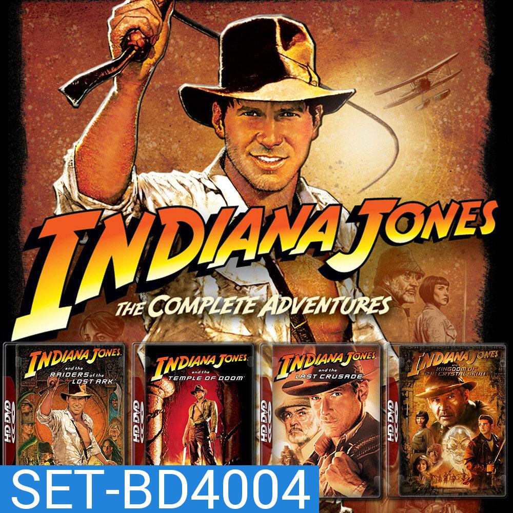 Indiana Jones อินเดียน่า โจนส์ ภาค 1-5 Bluray หนัง มาสเตอร์ พากย์ไทย