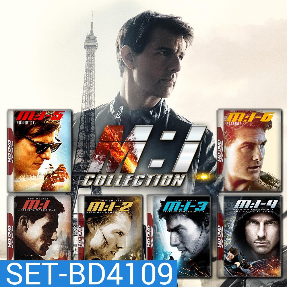 Mission Impossible มิชชั่นอิมพอสซิเบิ้ล ภาค 1-6 Bluray หนัง มาสเตอร์ พากย์ไทย