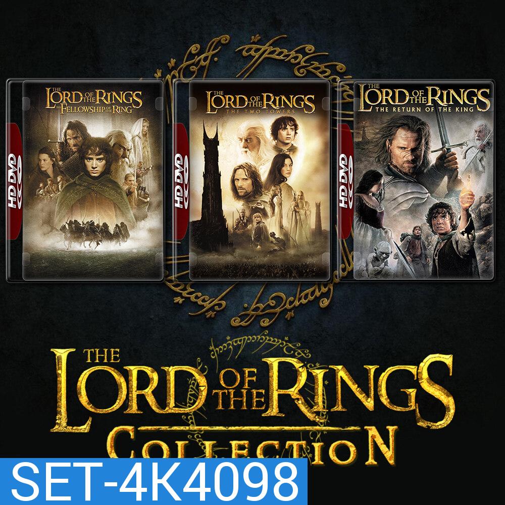 The Lord of the Rings เดอะ ลอร์ด ออฟ เดอะ ริงส์ ภาค 1-3 4K Master พากย์อังกฤษ