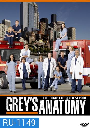 Grey's Anatomy Season 6 แพทย์มือใหม่หัวใจเกินร้อย ปี 6