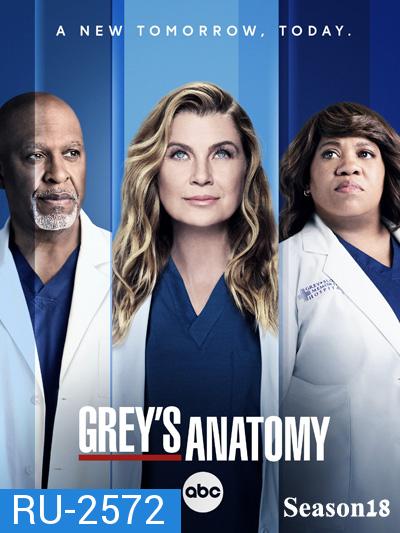 Grey's anatomy Season 18 แพทย์มือใหม่หัวใจเกินร้อย ปี 18 (20 ตอนจบ)