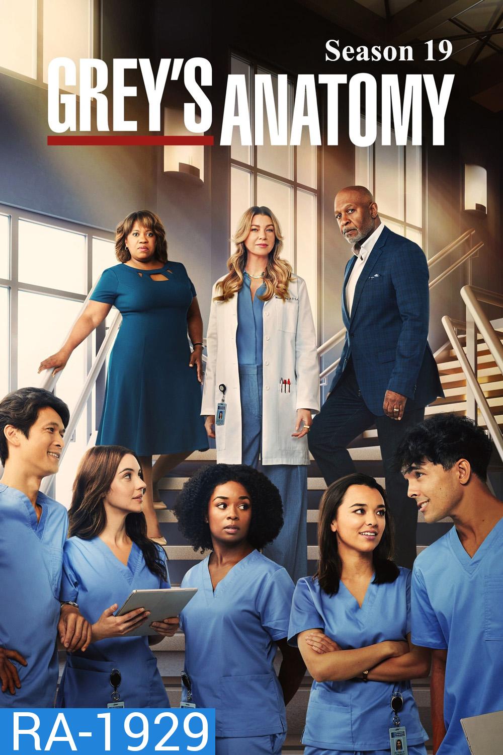 Grey's anatomy Season 19 (2022) แพทย์มือใหม่หัวใจเกินร้อย ปี 19 (20 ตอนจบ)