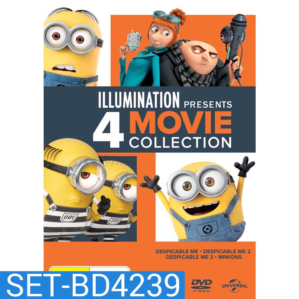 Despicable Me มิสเตอร์แสบ ร้ายเกินพิกัด ภาค 1-3 Bluray Master พากย์ไทย