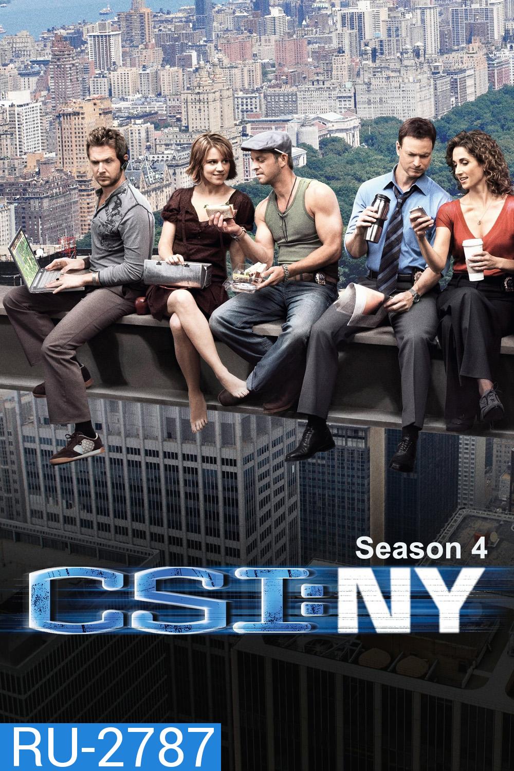 {ดูภาพตัวอย่างซับก่อนสั่งนะคะ}CSI New York Season 4 ไขคดีปริศนานิวยอร์ค ปี 4 (21 ตอน)